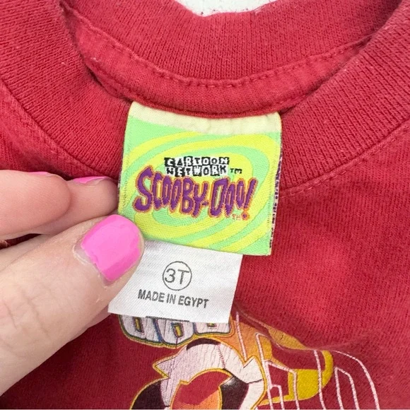 Vintage Scooby-Doo Red Soccer Team Kids T-Shirt 3T - Picture 6 of 8